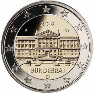 GERMANY 2 EURO 2019 - BUNDESRAT - A - BERLIN